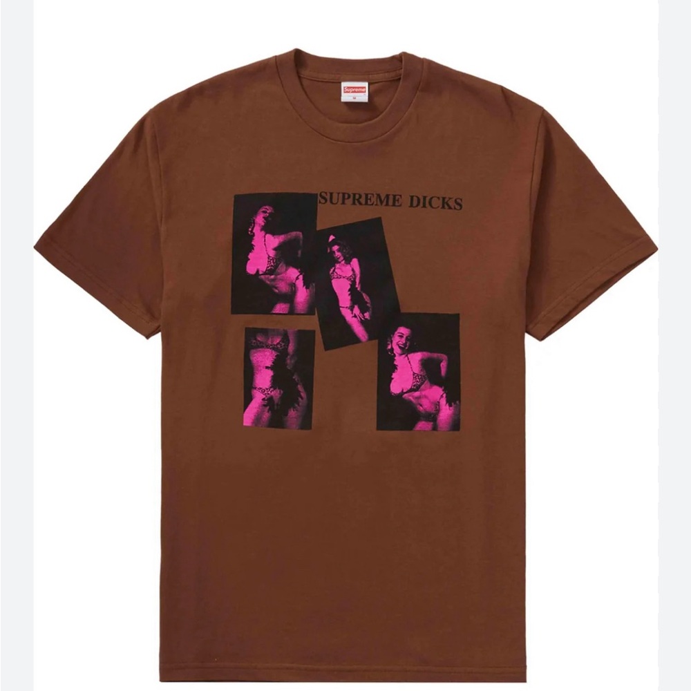 Supreme Dicks Tee Brown [FW20]